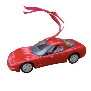 Hallmark keepsake 1997 Christmas Corvette red